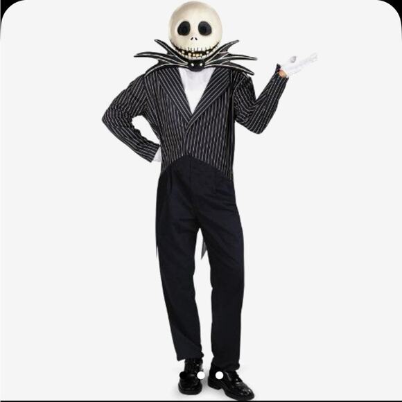 Jack Skellington Costume Men’s XL – Full Set! - Picture 1 of 11